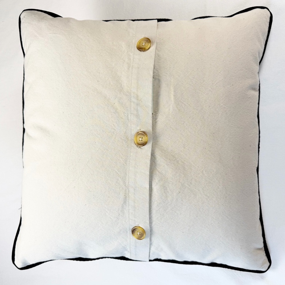 Catstudio Hand Embroidered 20x20 Pillow featuring Utah State EUC - Picture 6 of 11